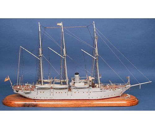 SHIP MODEL USS ANNAPOLISWood, metal