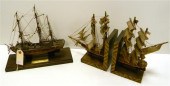 SHIP MODEL: Wooden ship Americ