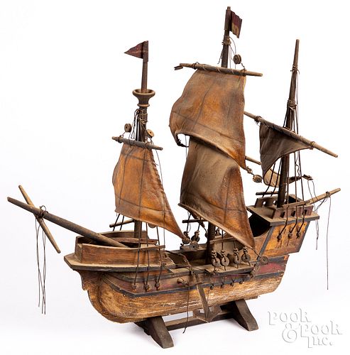 SHIP MODEL.Ship model, 21" h.