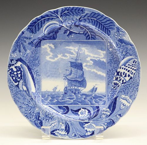 SHIPPING SERIES PLATEA 19th Century