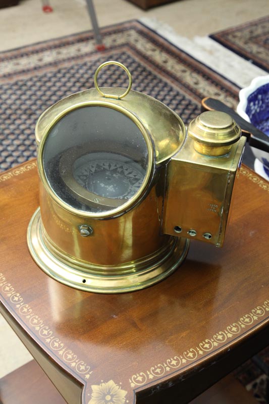SHIPS BINNACLE. Brass with right