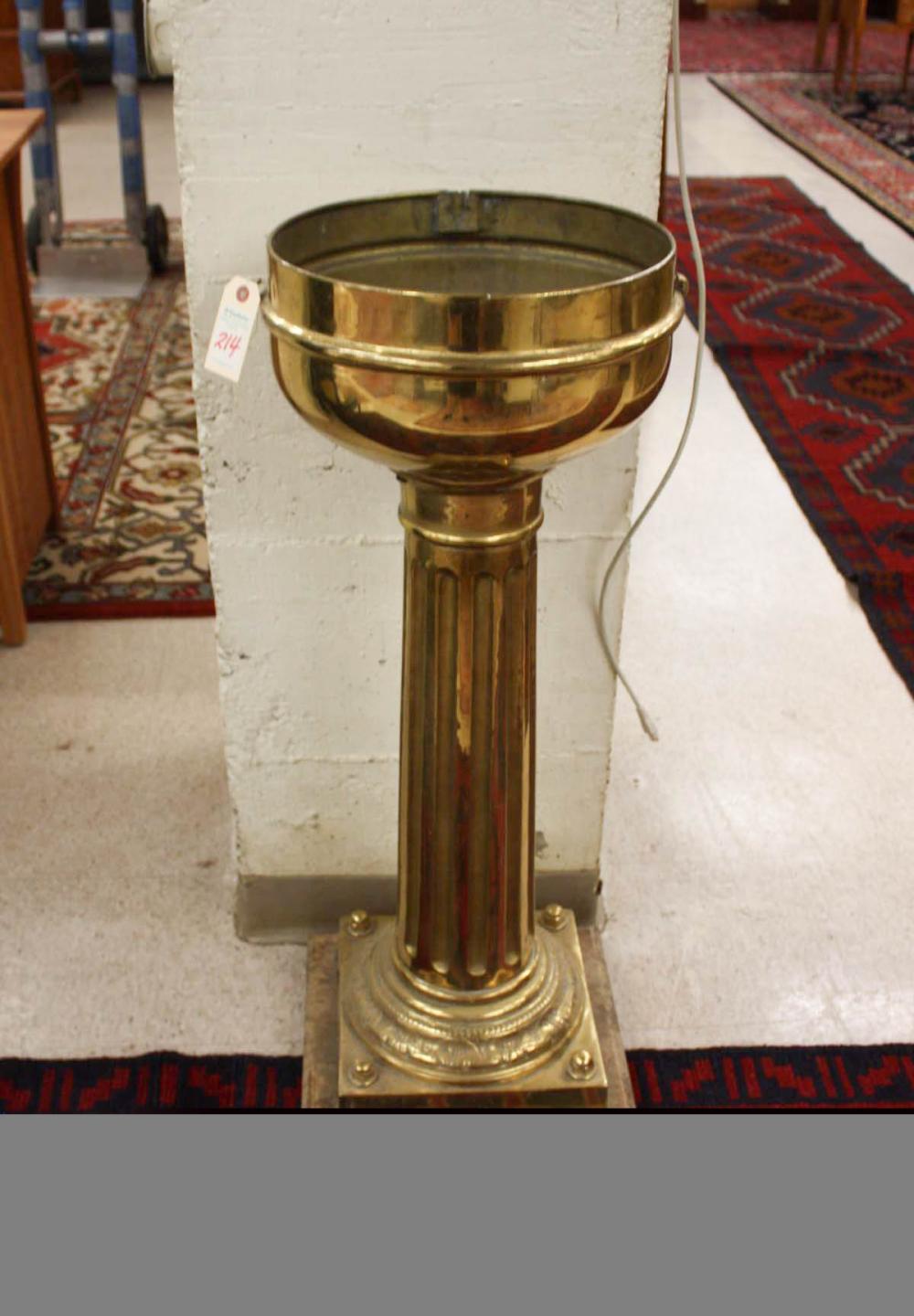 SHIP'S BRASS BINNACLE HOUSING,