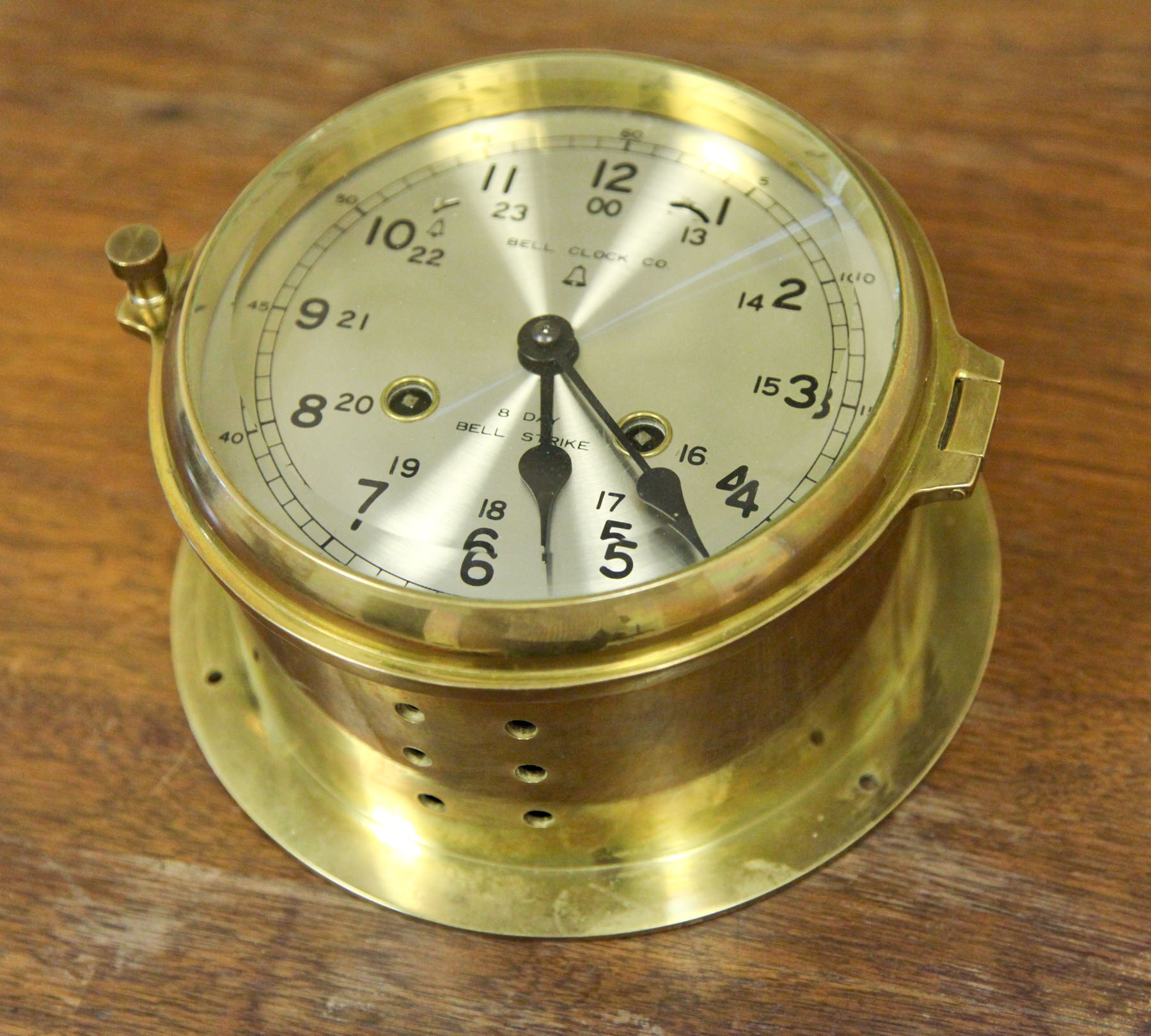 SHIP'S CLOCK.  American  mid 20th