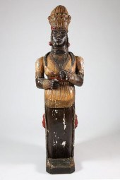 SHIP'S FIGUREHEAD OF LAKSHMI H