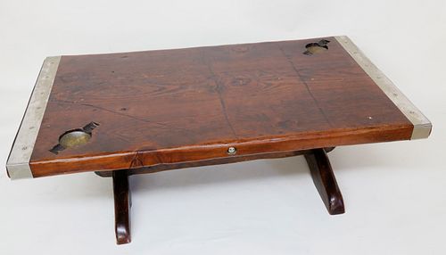 SHIP'S HATCH COVER CONVERTED TO