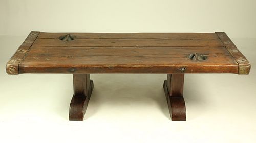 SHIP'S HATCH DOOR COFFEE TABLE,
