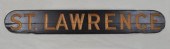 SHIP'S NAMEBOARD, TUGBOAT "ST.