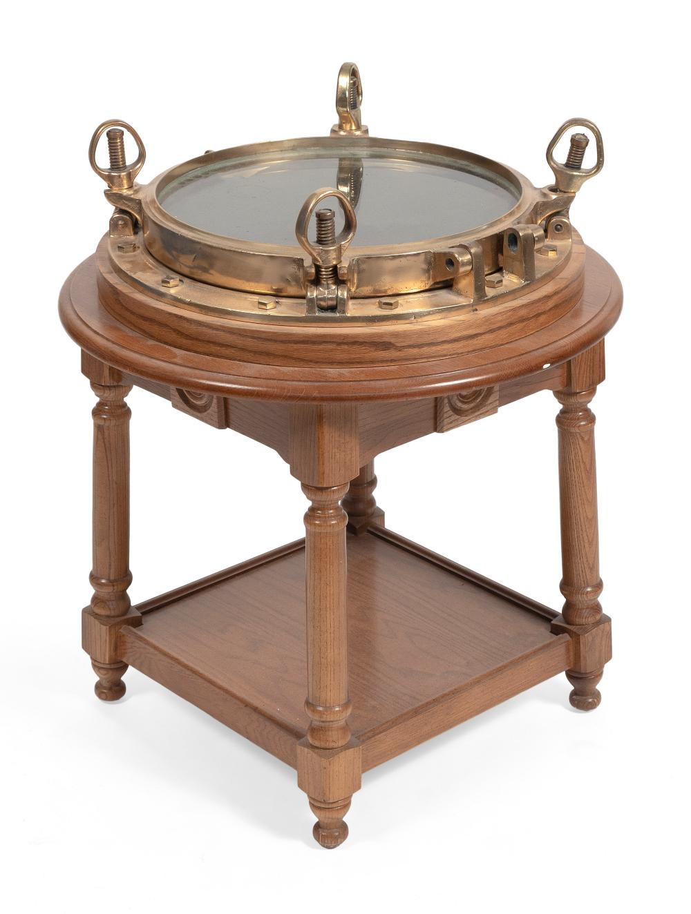 SHIP’S PORTHOLE MOUNTED AS A