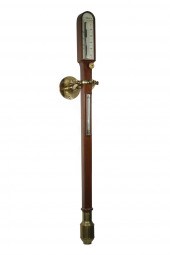 SHIP'S STICK BAROMETER MARKED