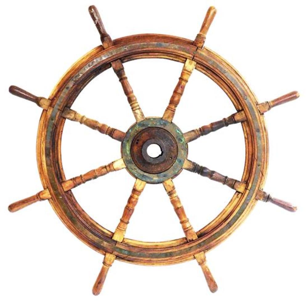 SHIP'S WHEEL, 19TH/ EARLY 20TH