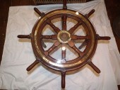 SHIPS WHEEL TABLEOld ship's wh