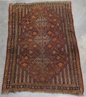 SHIRAZ RUG, 6 FT 1 IN BY 4 FT