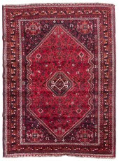 SHIRAZ RUG: 7'3" X 9'11" SECON