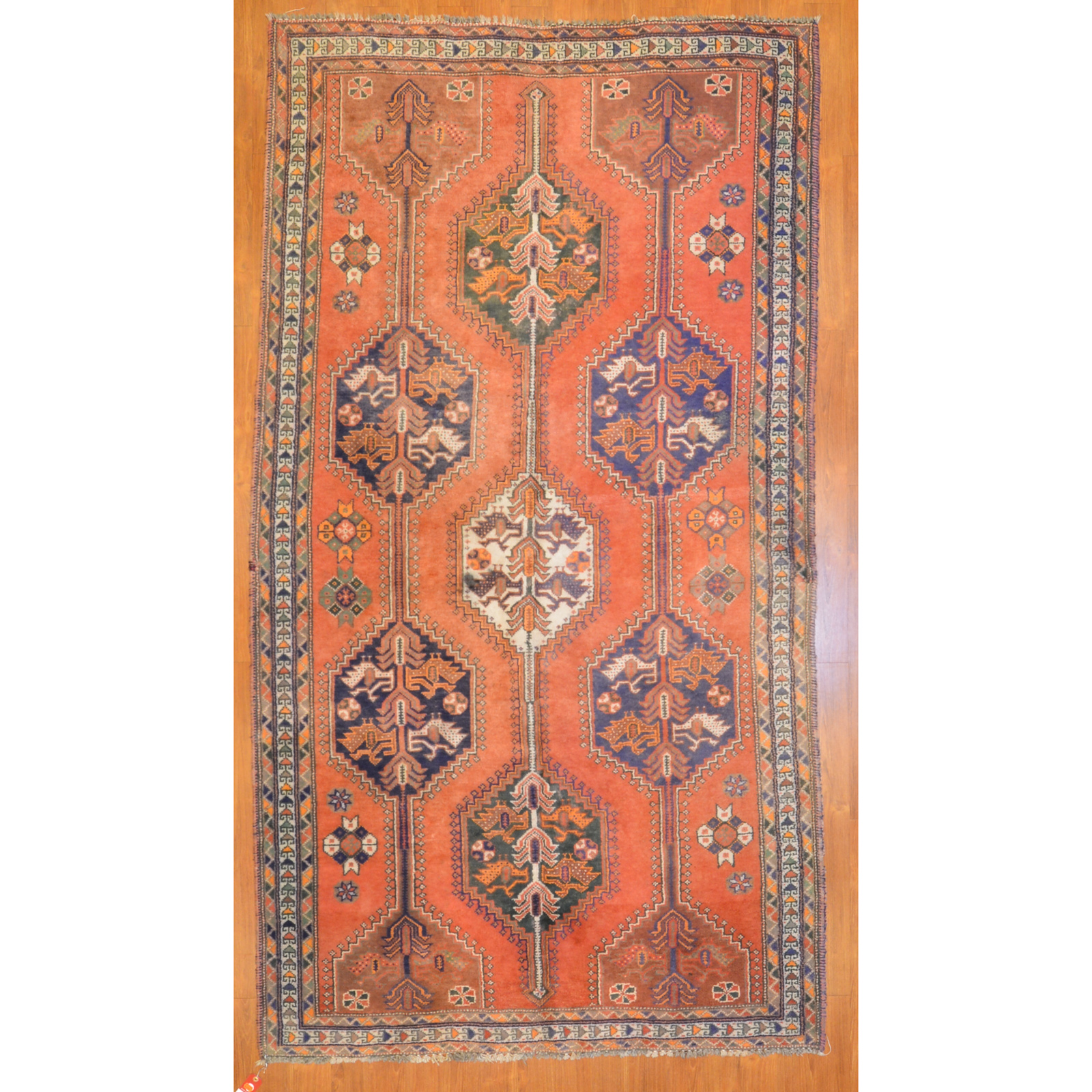 SHIRAZ RUG, PERSIA, 5 X 9.3 Third