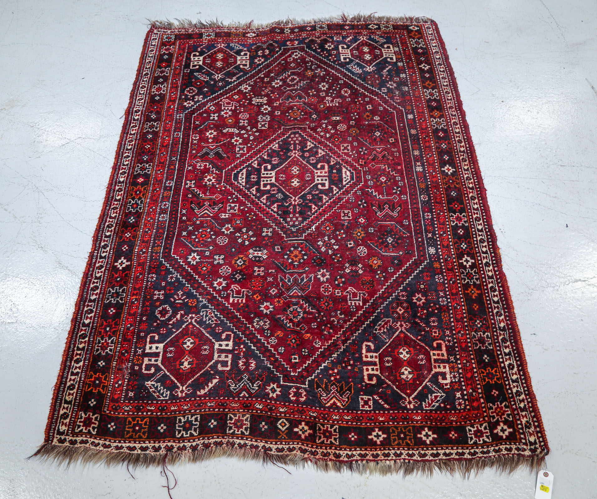 SHIRAZ RUG, PERSIA, 5 X 6.10