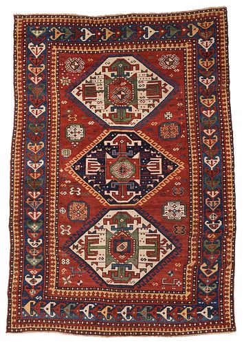 SHIRAZ RUG20th century, three