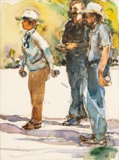 SHIRL GOEDIKE (B.1923): BOCCE