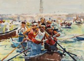 SHIRL GOEDIKE (B.1923): ROWING