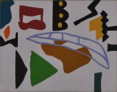 SHIRLEY JAFFE (b. 1923): ABSTR