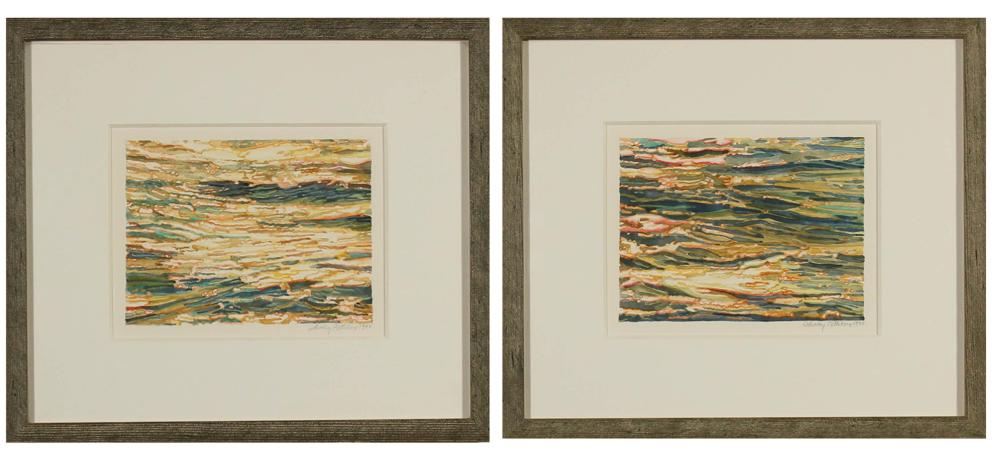 SHIRLEY PETTIBONE TWO WATERCOLORS