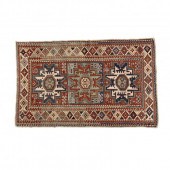 SHIRVAN AREA RUG Red field wit