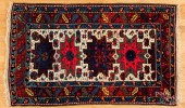 SHIRVAN CARPET, CA. 1940, 5'2"