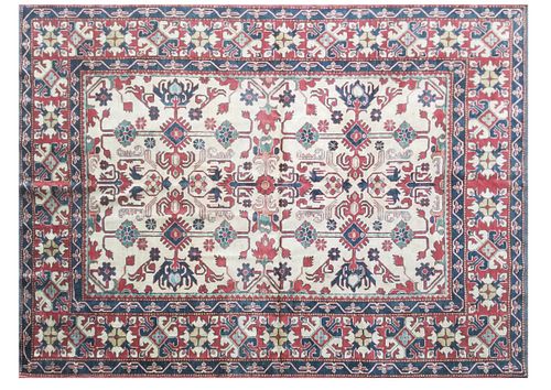 SHIRVAN KAZAK HAND KNOTTED WOOL