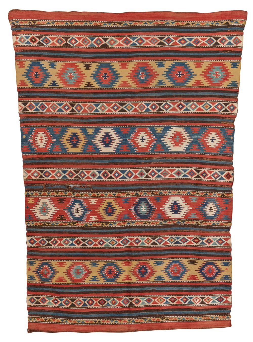 SHIRVAN KILIM, CAUCASUS, MID 19TH
