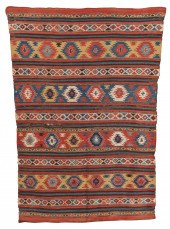 SHIRVAN KILIM, CAUCASUS, MID 1