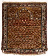 SHIRVAN PRAYER RUG, CA. 1900Sh