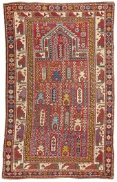 SHIRVAN PRAYER RUG, CAUCASUS,
