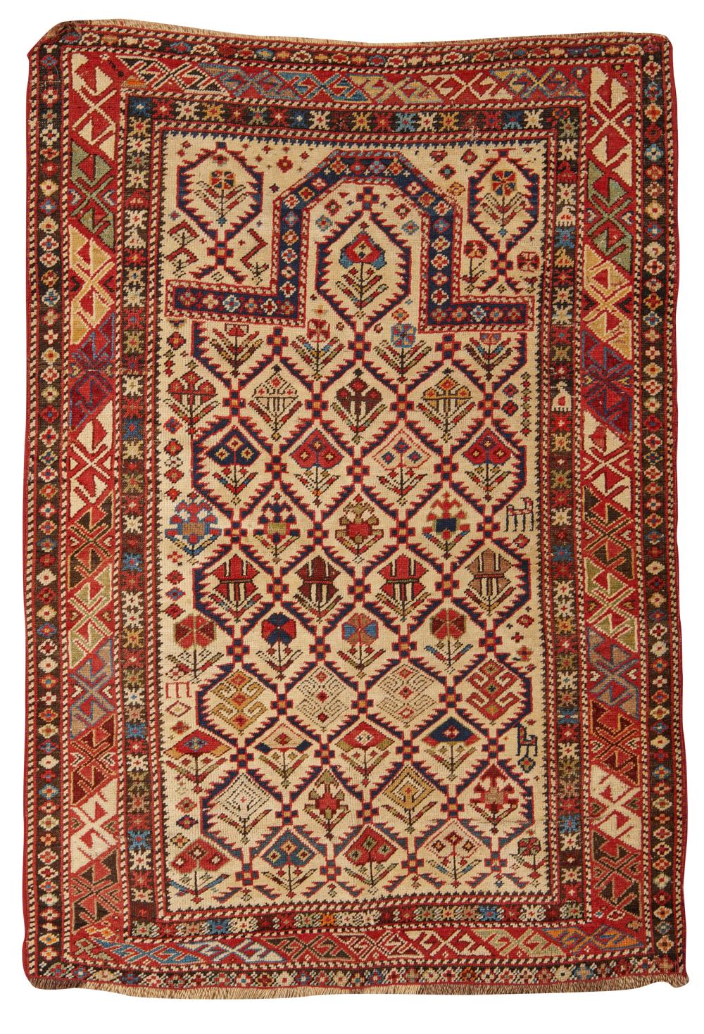 SHIRVAN PRAYER RUG, CAUCASUS,