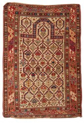 SHIRVAN PRAYER RUG, CAUCASUS,