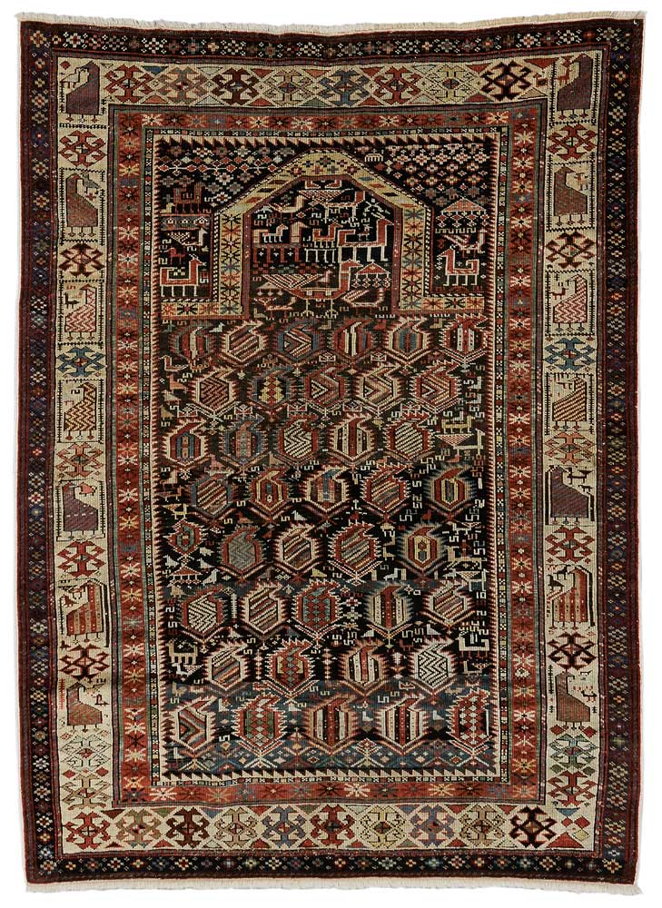 Shirvan Prayer Rug Persian, early
