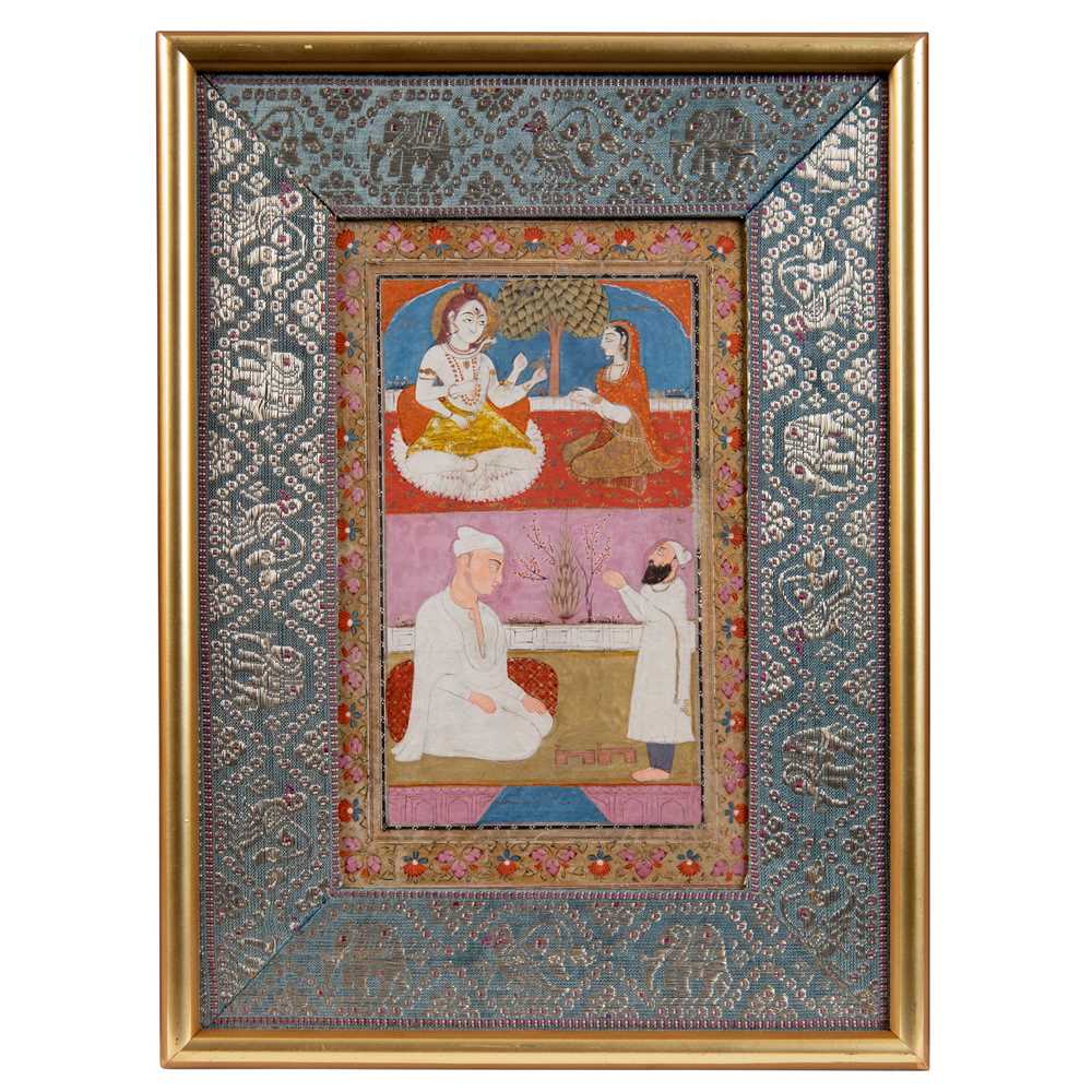SHIVA PARVATI IN ATTENDANCE AND A