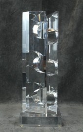 SHLOMI HAZIZA LUCITE SCULPTURE