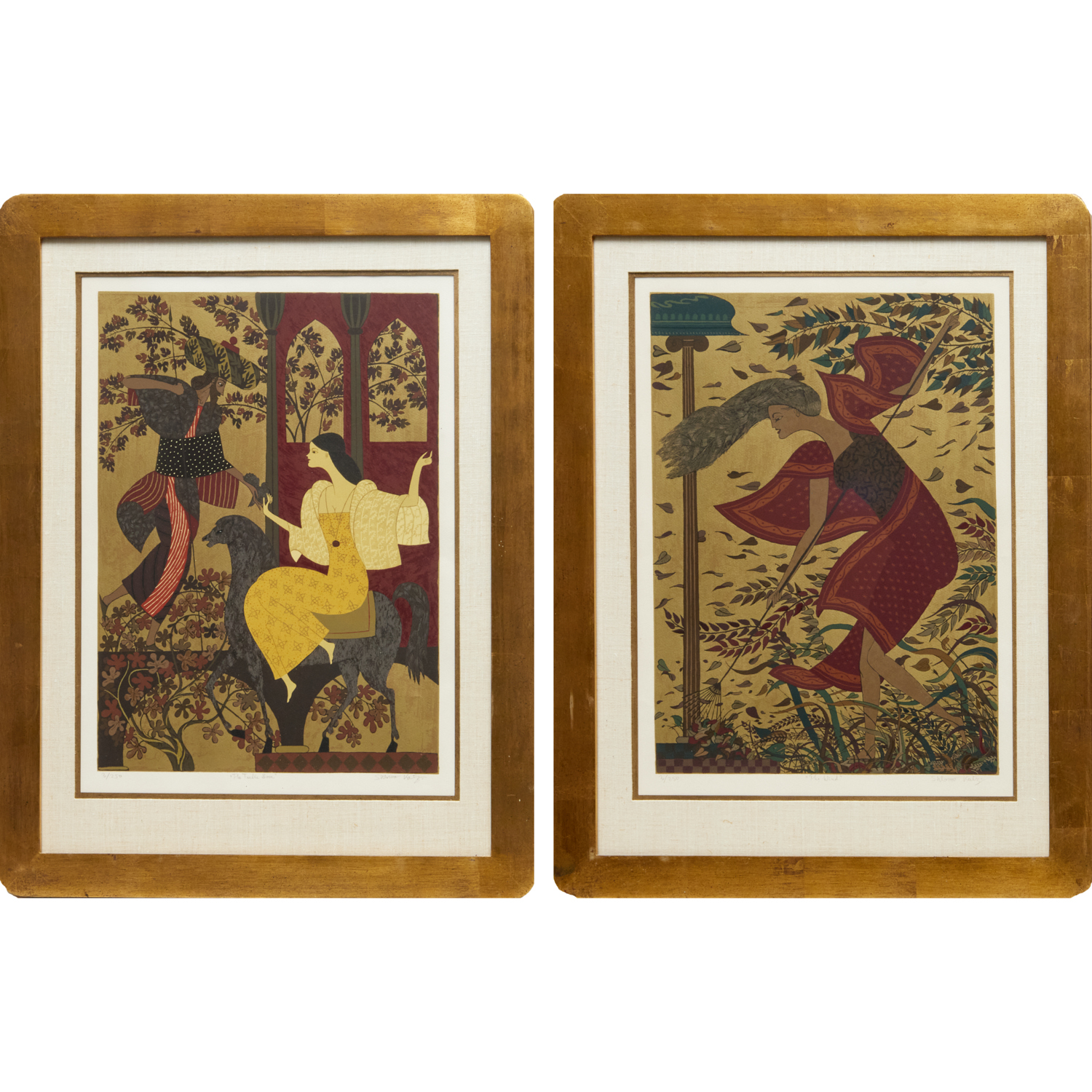 SHLOMO KATZ, (2) SIGNED LITHOGRAPHS