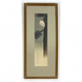 Shoda Koho Heron Woodblock Pri