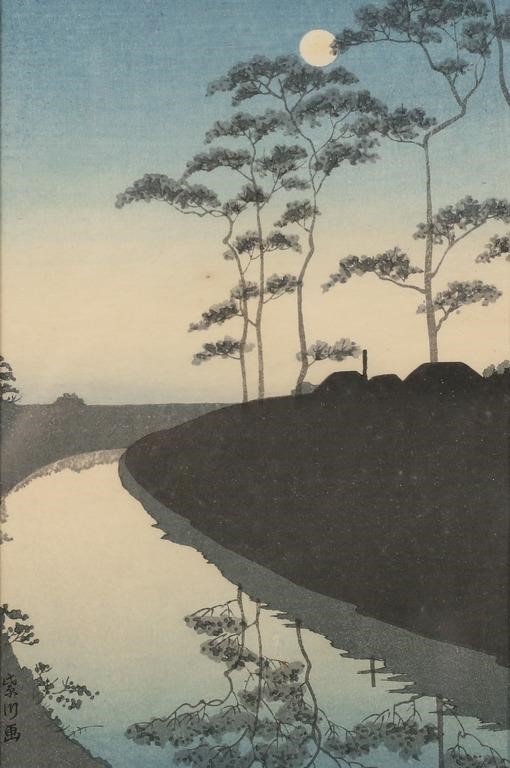 SHODA KOHO JAPANESE BLOCK PRINT A