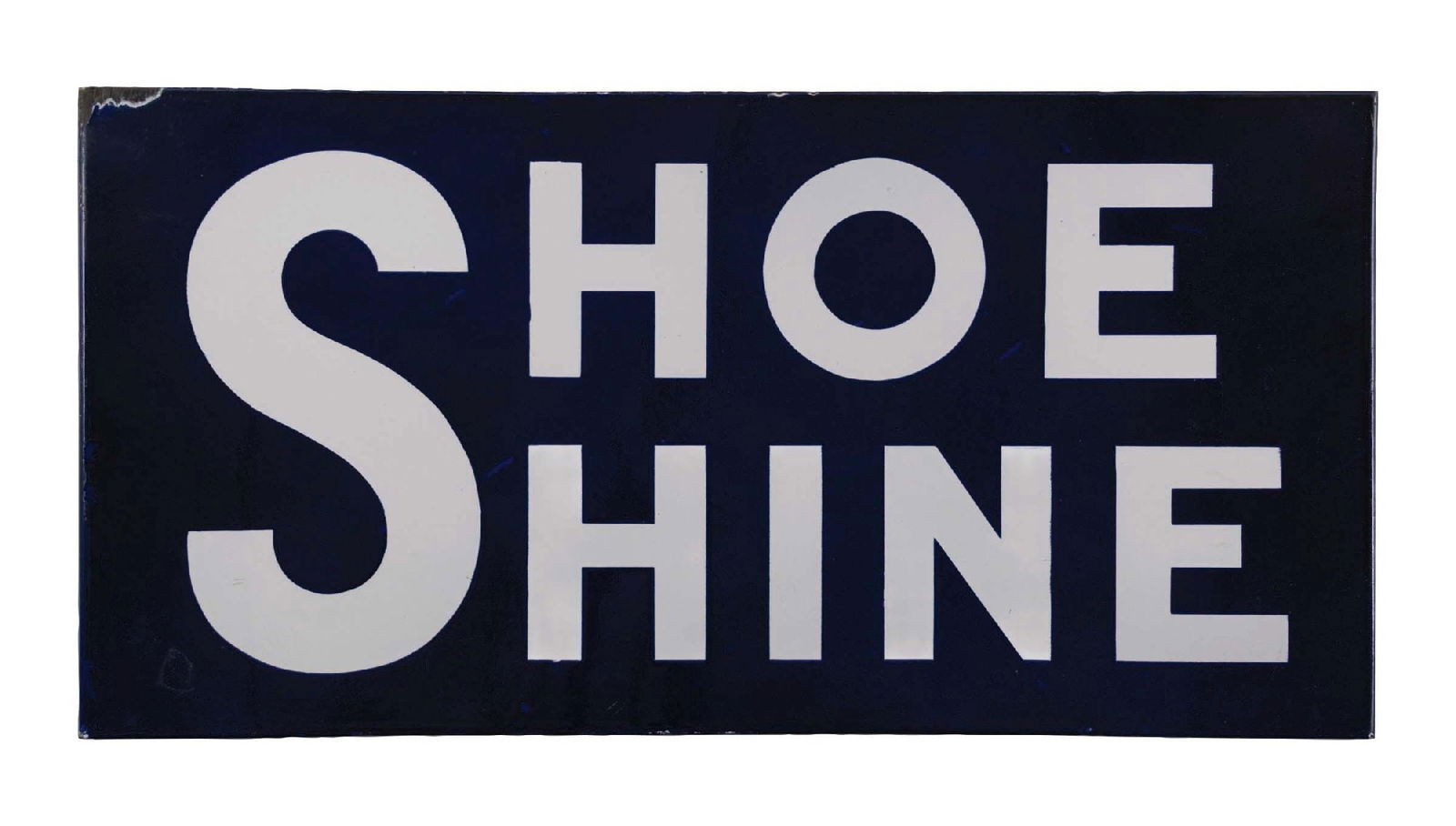 SHOE SHINE FLANGE SIGNDSP. A nice