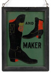 SHOEMAKER'S DOUBLE-SIDED TIN T