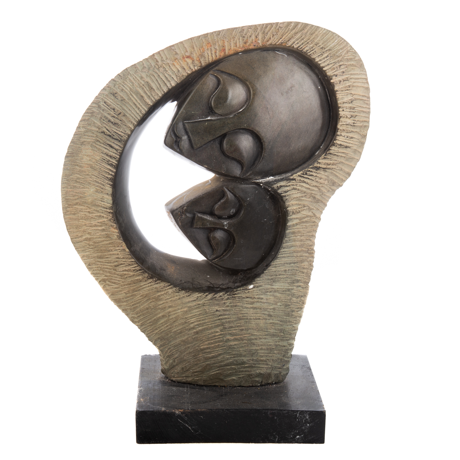 SHONA. "MOTHER AND CHILD," STONE