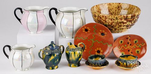 SHOONER REDWARE, ETC.Pottery and