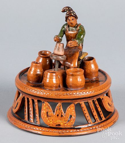 SHOONER REDWARE FIGURE OF A