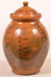 SHOONER REDWARE MOTTLE GLAZED