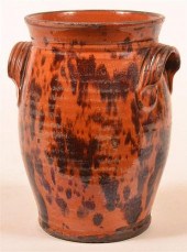 SHOONER REDWARE MOTTLE GLAZED