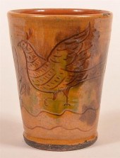 SHOONER REDWARE SGRAFFITO DECO