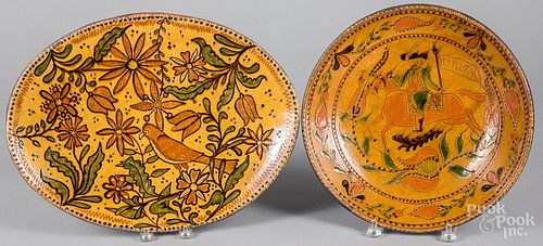 SHOONER SGRAFFITO REDWARE