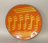 SHOONER SLIPWARE PLATEca. 1998