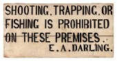 "SHOOTING, TRAPPING, OR FISHIN